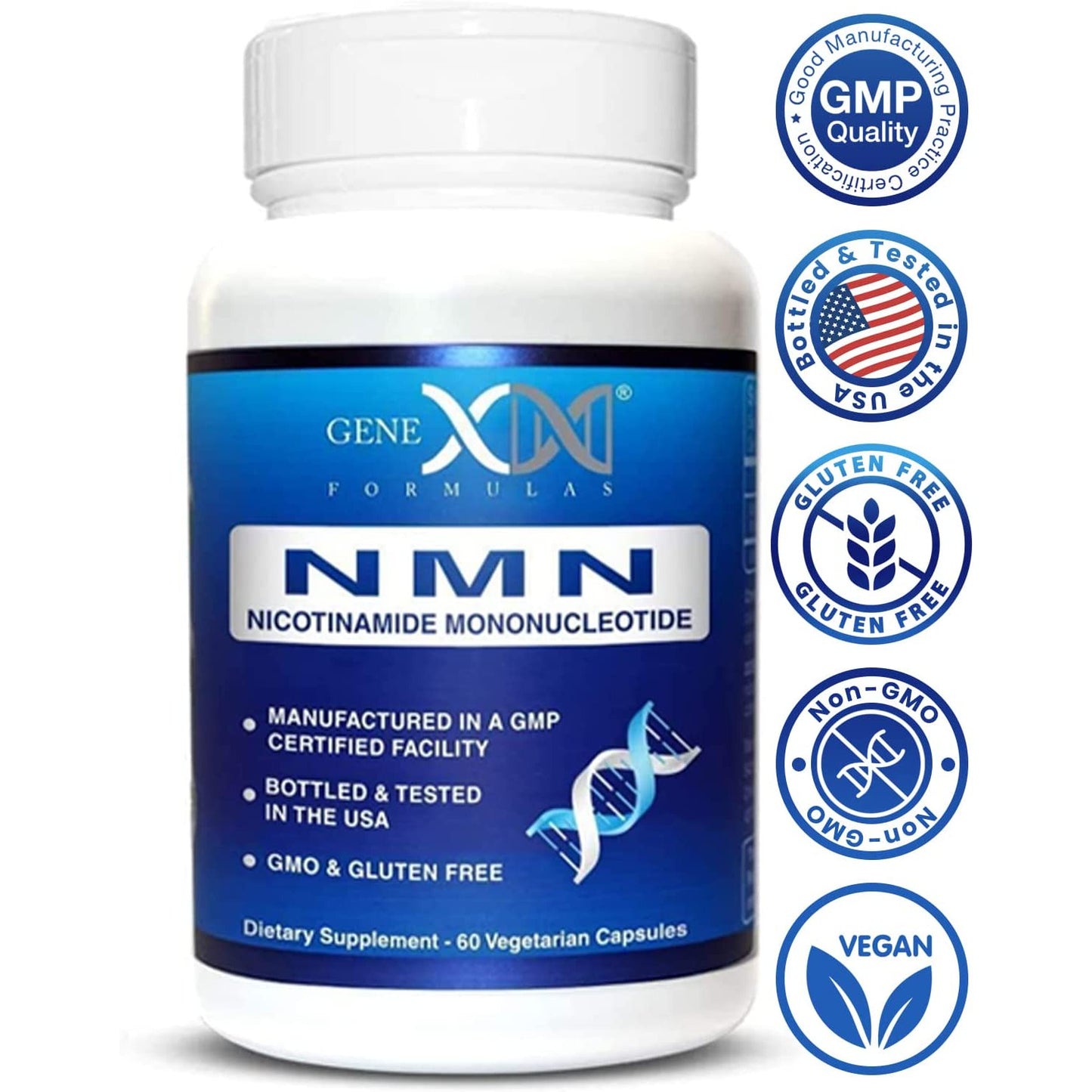 NMN | Suplemento | Genex | Resveratrol | 60 Capsulas