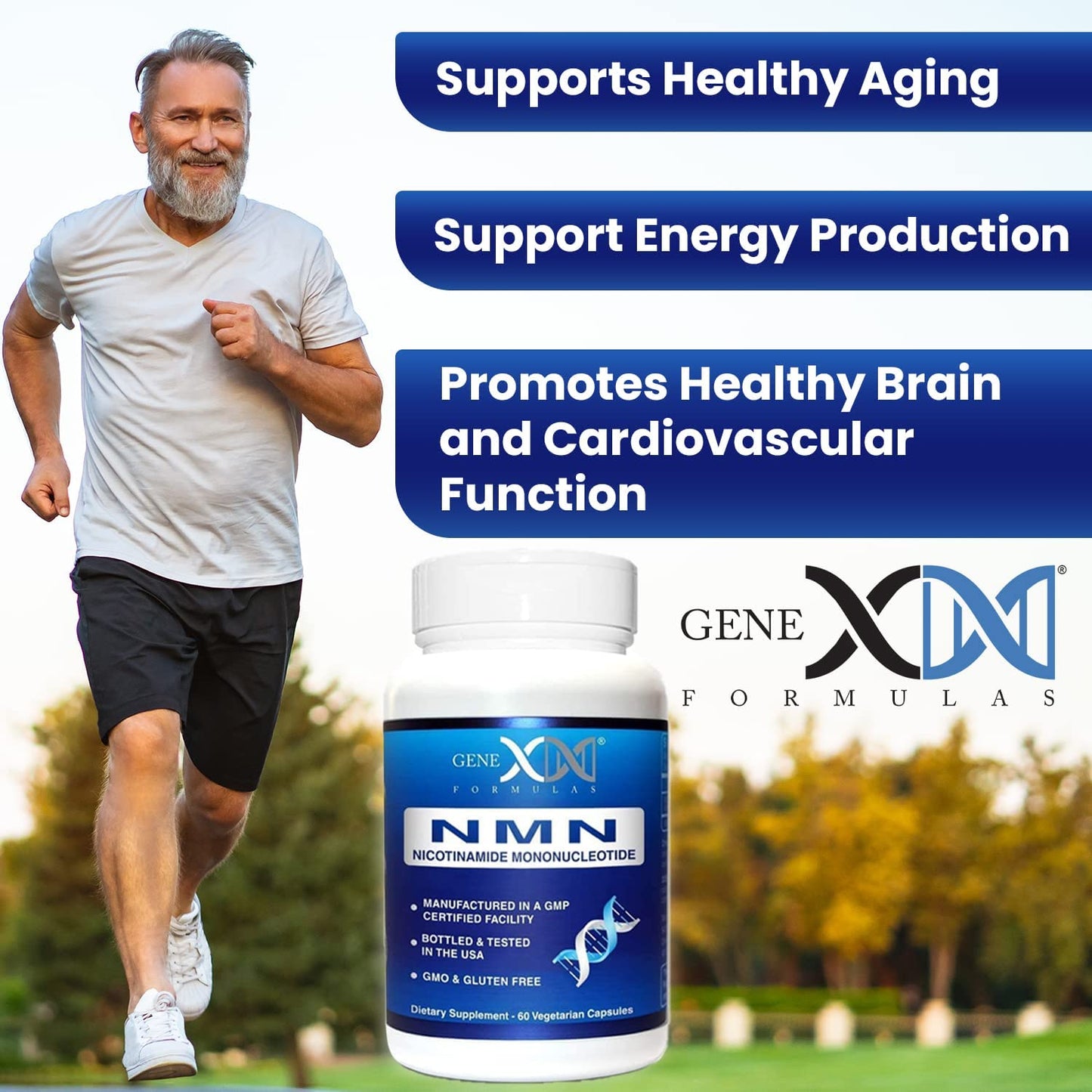 NMN | Suplemento | Genex | Resveratrol | 60 Capsulas