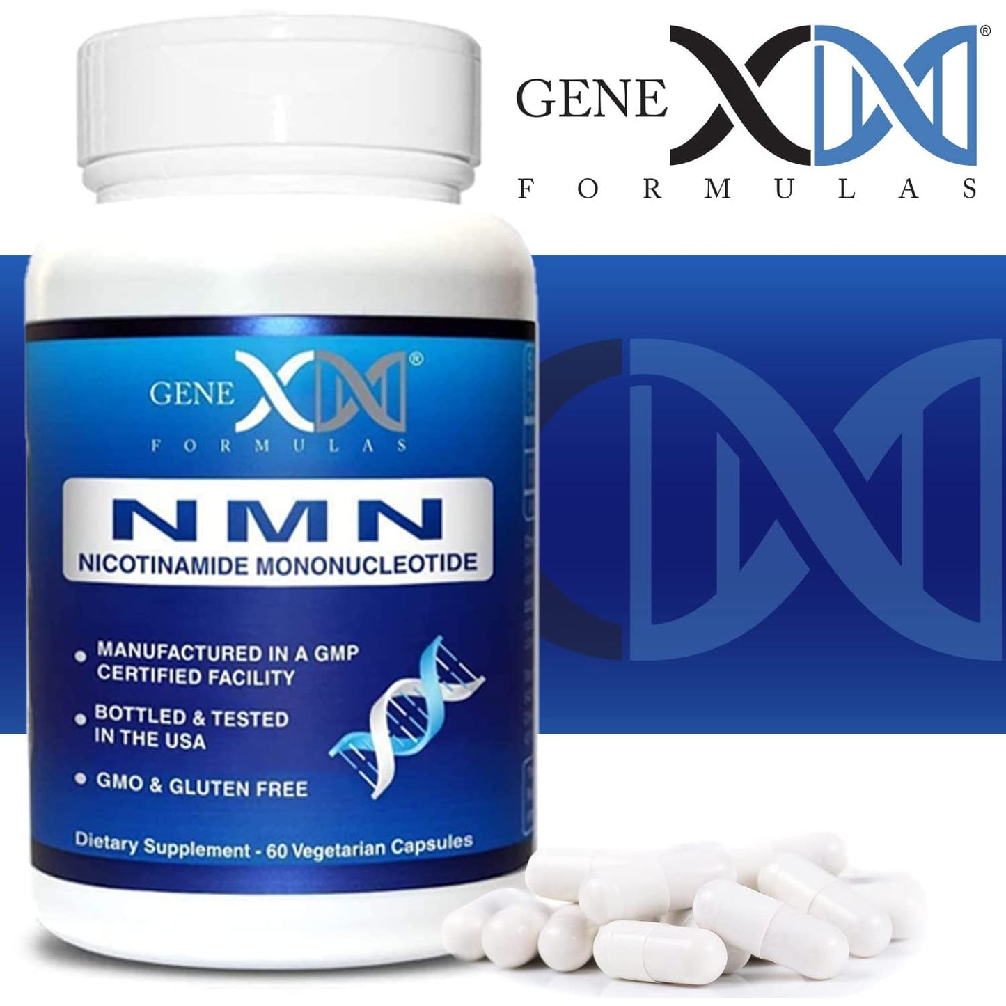 NMN | Suplemento | Genex | Resveratrol | 60 Capsulas