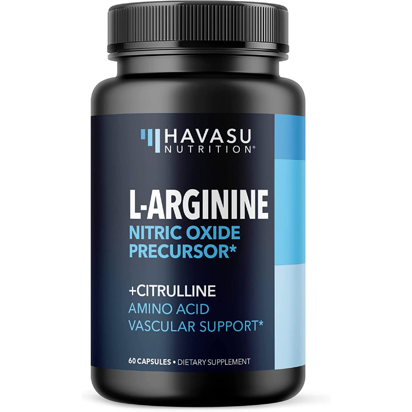 L arginina | Precursor de Oxido Nitrico | Con L Citrulina | 60 capsulas