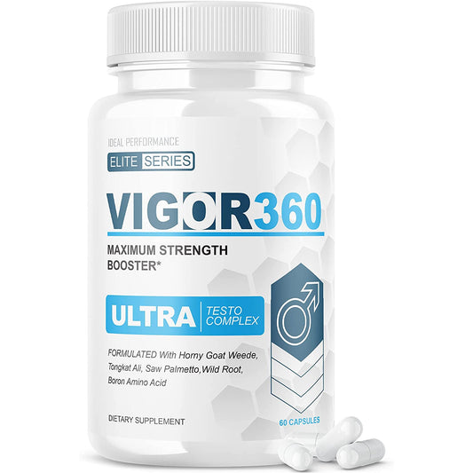 Vigor 360 | Testosterone Booster | Testosterona | 60 capsulas