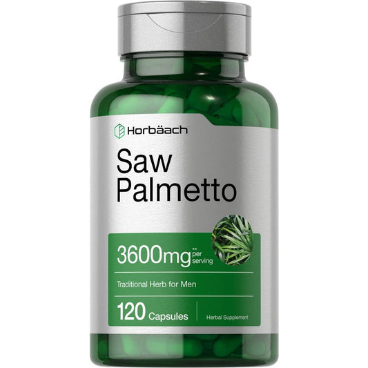 Saw Palmetto | Salud de Próstata | Alta Concentración | 120 capsulas