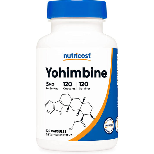 Yohimbina | Suplemento | 5000 mg | 120 capsulas